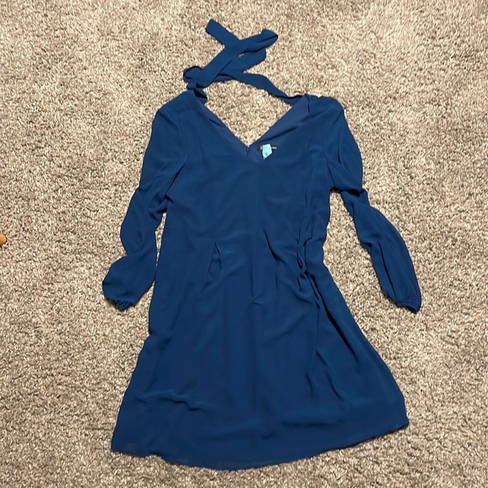 INC long sleeved, knee length dress. Worn once and dry cleaned after. Size L.